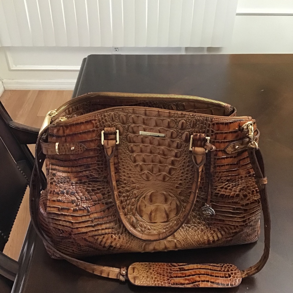 Shoes, Brahmin handbag, designer dress